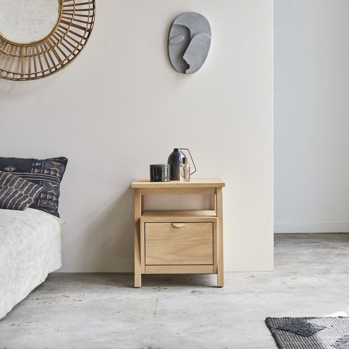 Tủ đầu giường gỗ Sồi đa dạng mẫu mã