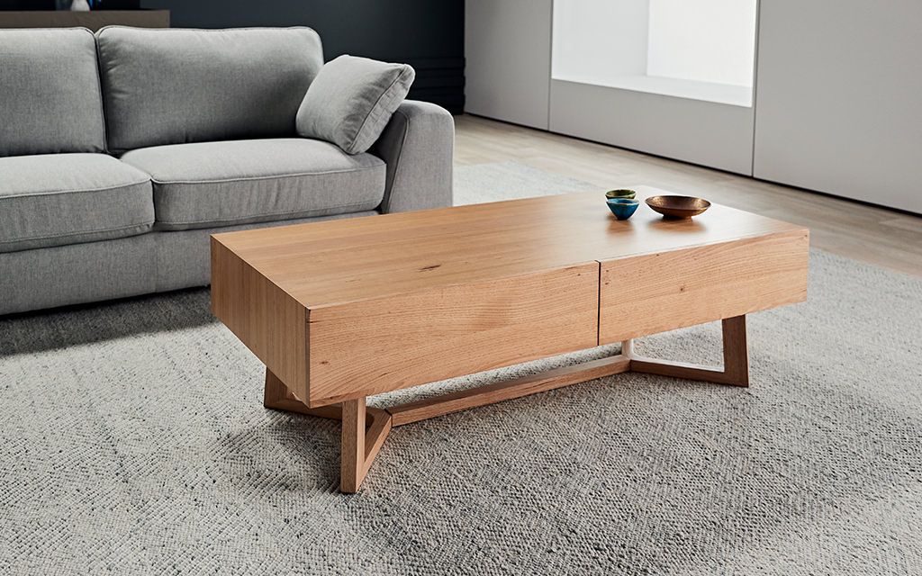 Bàn trà gỗ Sồi (Oak) cực sang chảnh