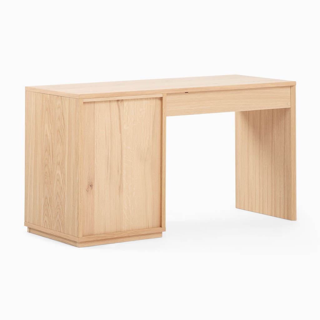 Bàn Làm Việc 2 Hộc Gỗ Sồi (Oak) Cao 75 Ngang 140 Sâu 55 (cm)