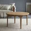 Bàn Trà Gỗ Sồi Cao 45 Đường Kính 80 (cm)