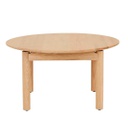 Bàn Trà Gỗ Sồi Cao 43 Đường Kính 80 (cm)