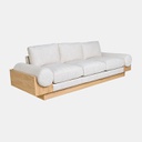 Ghế Sofa Gỗ Sồi (Oak) Cao 80 Rộng 260 Sâu 91 (cm)