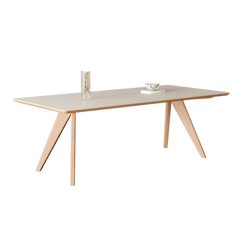 Bàn Ăn Gỗ Tần Bì (Ash) Cao 75 Rộng 200 Sâu 80 (cm)