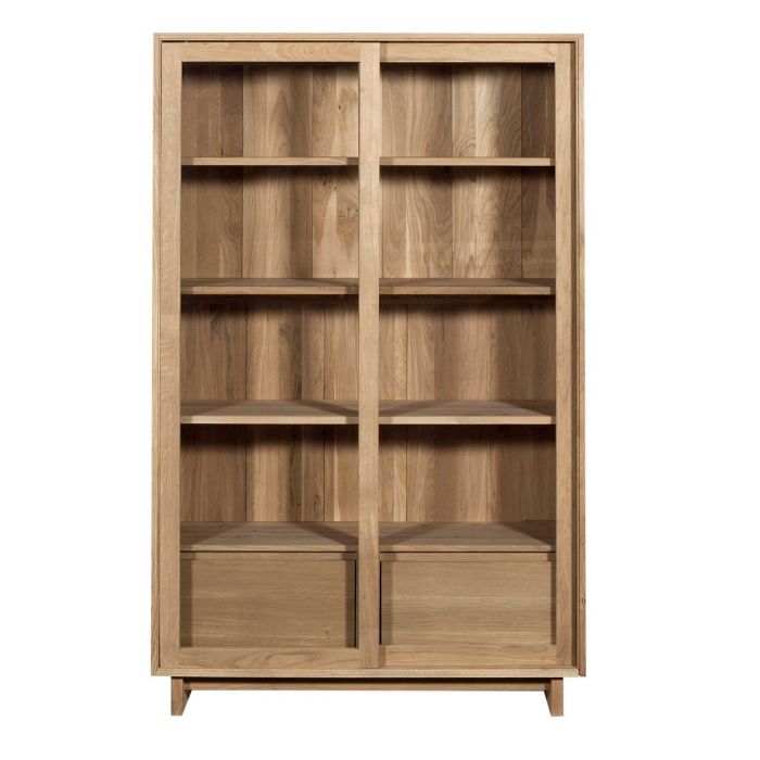 Tủ Đồ 2 Cánh Gỗ Sồi (Oak) Cao 183 Ngang 110 Sâu 46 (cm)