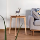 Bàn Tab Sofa Gỗ Tần Bì Đường Kính 50 Cao 56 (cm)