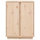 Tủ Trang Trí 2 Cánh Gỗ Thông Dài 60 Rộng 35 Cao 80 (cm)