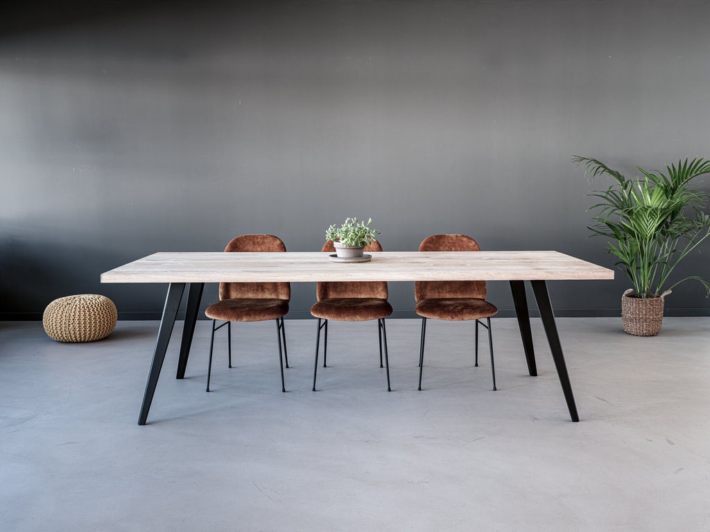 Bàn Ăn Gỗ Sồi Dài 180 Rộng 90 Cao 76,5 (cm)