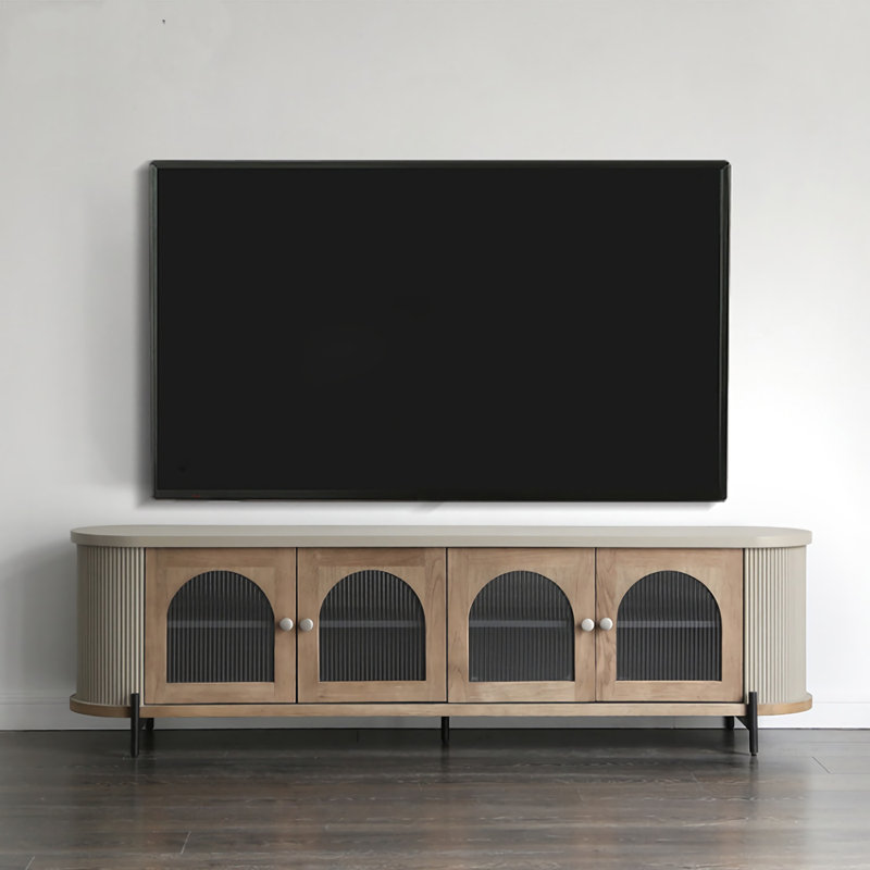 Tủ Tivi Gỗ Tần Bì Cao 57 Dài 200 Rộng 45 (cm)