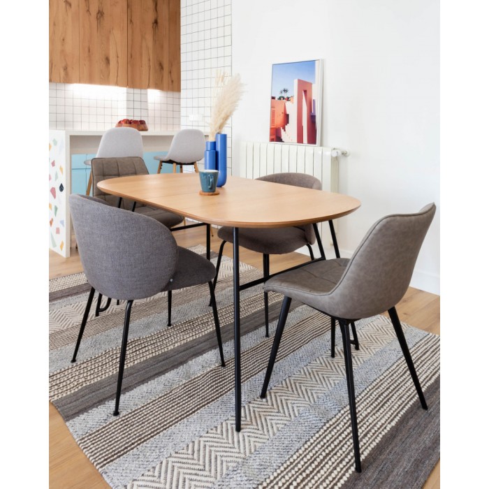 Bàn Ăn Gỗ Sồi Cao 75 Ngang 170 Rộng 100 (cm)