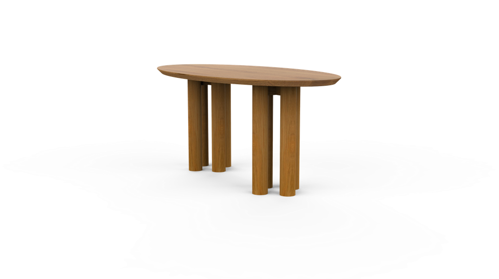 Bàn Ăn Gỗ Sồi Cao 76 Ngang 182 Rộng 90 (cm)