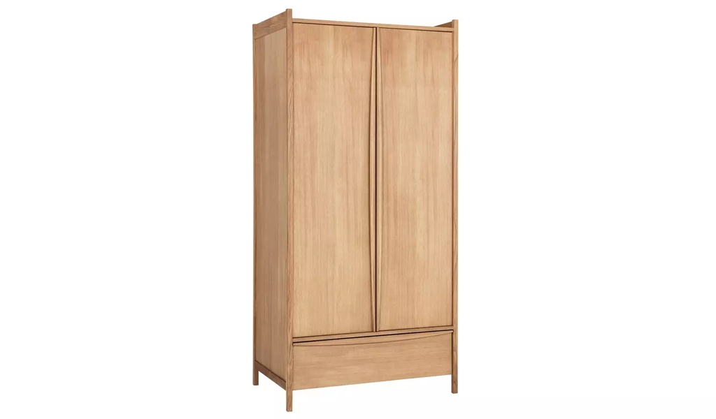 Tủ Quần Áo Gỗ Sồi Cao 200 Ngang 95 Rộng 60 (cm)