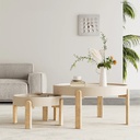 Bàn Trà gỗ Tần Bì Cao 40 Đường Kính 80 (cm)