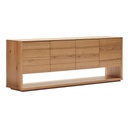 Tủ Trang Trí Gỗ Sồi Cao 73 Ngang 200 Rộng 40 (cm)