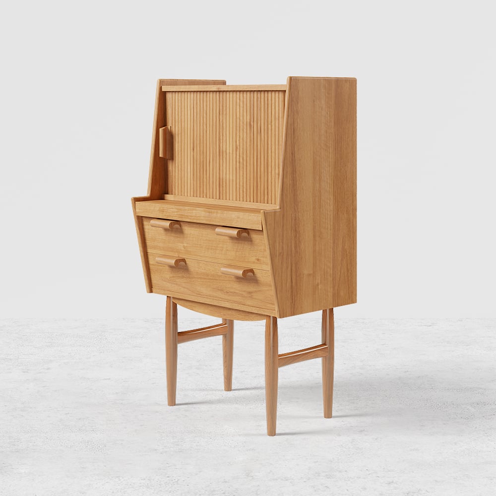 Bàn Trang Điểm Gỗ Sồi Cao 123 Ngang 70 Rộng 48 (cm)