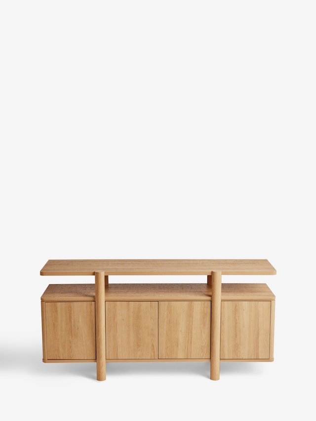 Tủ Trang Trí Gỗ Sồi Cao 72 Ngang 150 Rộng 42 (cm)