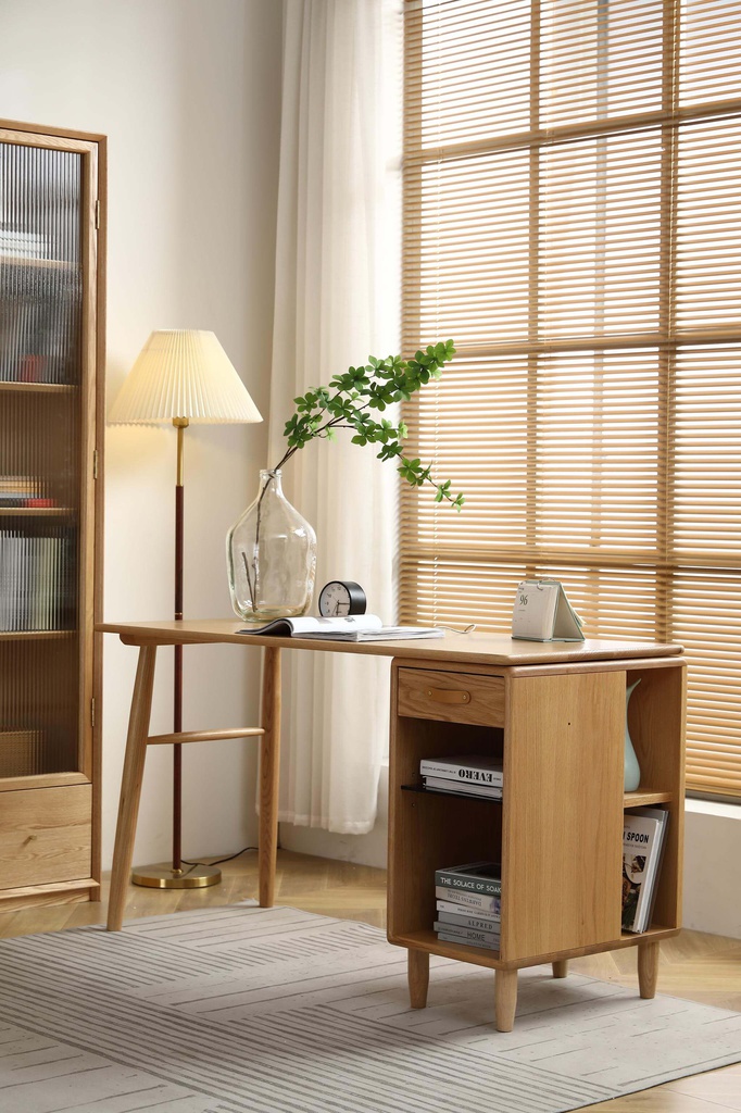 Bàn Làm Việc Gỗ Sồi Cao 75 Ngang 150 Rộng 60 (cm)