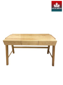 [ASHBLV41] Bàn Làm Việc Gỗ Tần Bì Cao 75 Dài 130 Rộng 70 (cm)