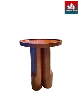 [OAKBSF268] Bàn Trà Gỗ Sồi Cao 50 Đường Kính 40 (cm)