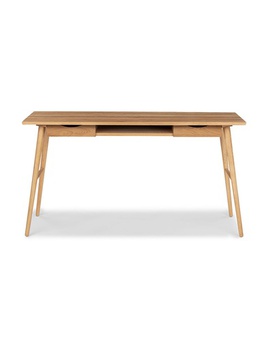 [OAKBLV91] Bàn Làm Việc Gỗ Sồi (Oak) Có Hộc Kéo Dài 140 Rộng 50 Cao 75 (cm)