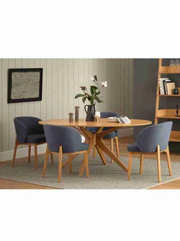 [OAKBA68] Bàn Ăn Gỗ Sồi (Oak) Cao 74 Ngang 190 Rộng 110 (cm)