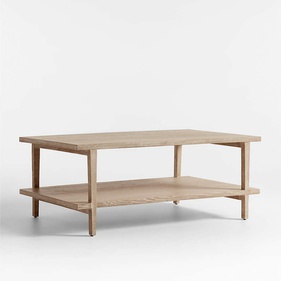 [OAKBSF206] Bàn Trà 2 Tầng Gỗ Sồi (Oak) Dài 120 Rộng 70 Cao 45 (cm)