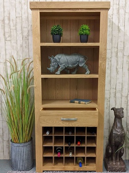 [OAKTR2] Tủ Rượu Gỗ Sồi (Oak) Ngang 84 Cao 196 Sâu 40 (cm)