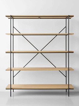 [OAKBTT25] Kệ Đồ Gỗ Sồi (Oak) Ngang 140 Sâu 40 Cao 165 (cm)