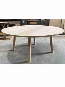 [OAKBA4] Bàn Tròn Gỗ Sồi ( Oak ) Đường Kính 140 Cao 75 (cm)