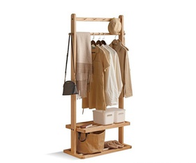 [OAKGTQA2] Giá Treo Quần Áo Gỗ Sồi Rộng 78.3 Sâu 40 Cao 170 (сm)