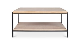 Bàn Trà Kết Hợp Chân Sắt Gỗ Sồi Dài 84 Rộng 80 Cao 41 (cm)