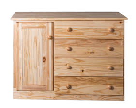 [GTTTT8] Tủ Trang Trí Gỗ Thông Dài 126 Rộng 53 Cao 90 (cm)