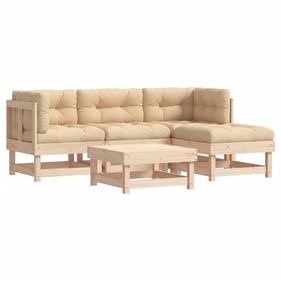 [GTSF1] Sofa Chữ L Gỗ Thông Dài 181 Dài 120 Cao 62 (cm)
