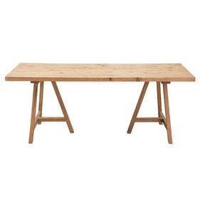 [GTBA14] Bàn Ăn Gỗ Thông Cao 76 Ngang 200 Rộng 100 (cm)