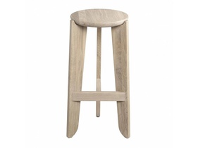 [OAKGBAR13] Ghế Bar Gỗ Sồi Cao 75 Đường Kính 41 (cm)