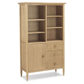 [OAKTTT184] Tủ Trang Trí Gỗ Sồi Cao 177 Ngang 80 Rộng 40 (cm)