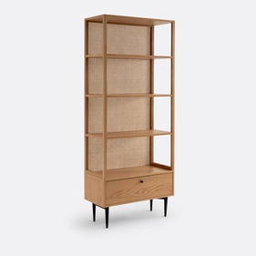 [OAKTS47] Tủ Sách Gỗ Sồi Cao 190 Ngang 80 Rộng 36 (cm)