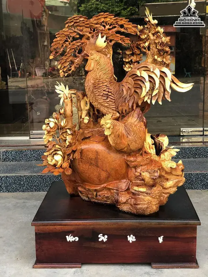 Tượng Gia Đình Gỗ Hương