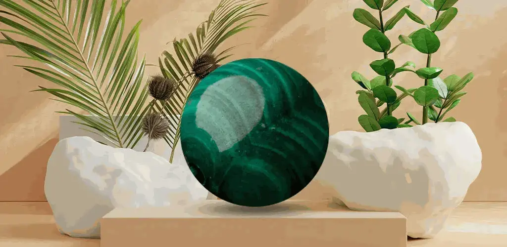 Đá Lông Công (Malachite)