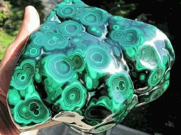 Đá Lông Công (Malachite)