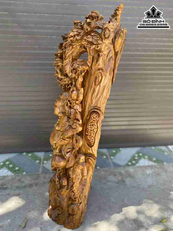 Tuong-Phat-Di-Lac-Vac-Canh-Dao-Go-Bach-Xanh