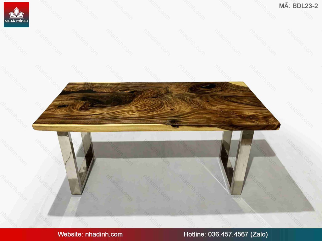 Bàn Ăn, Bàn Làm Việc Gỗ Me Tây Nguyên Khối 