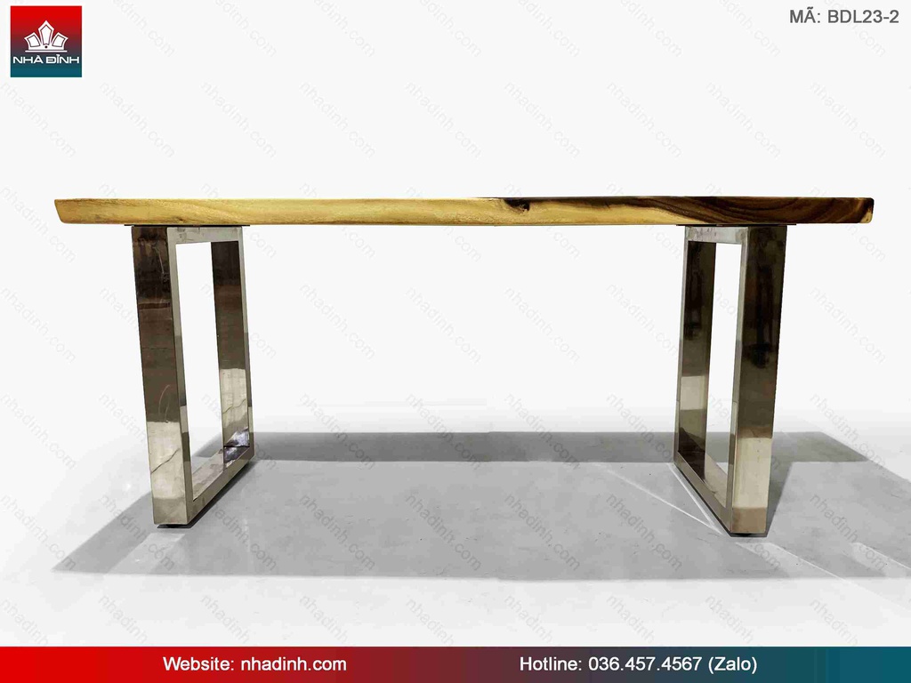 Bàn Ăn, Bàn Làm Việc Gỗ Me Tây Nguyên Khối 