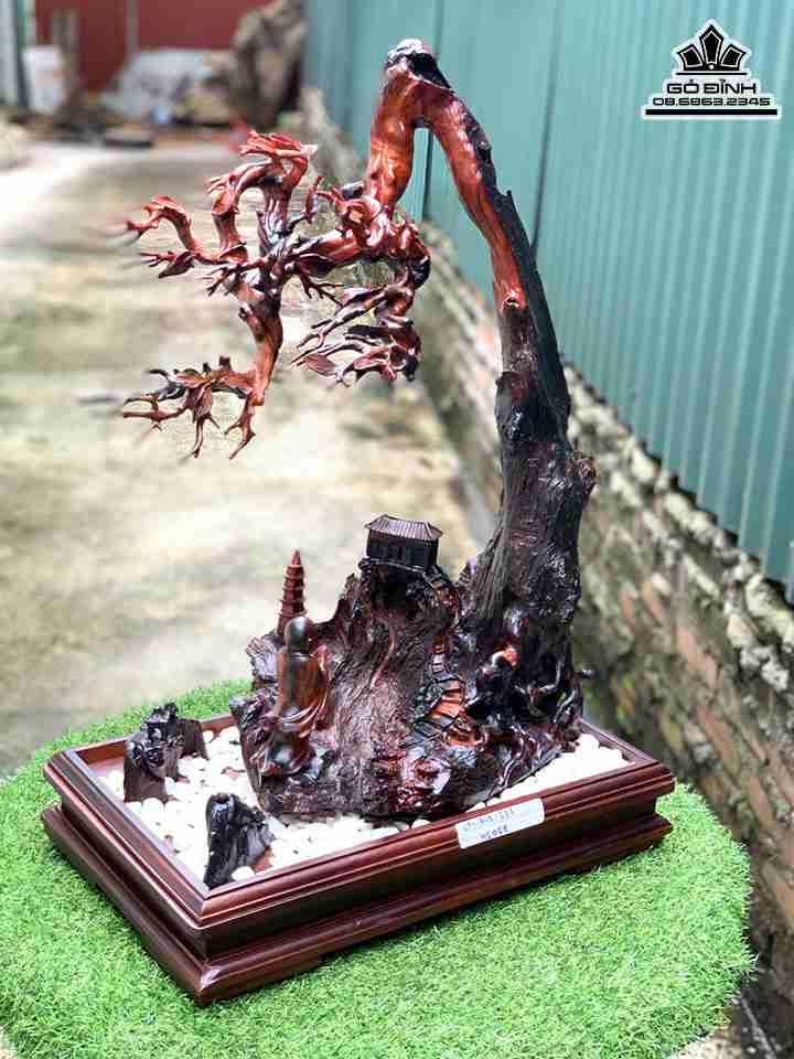 Tượng Tiểu Cảnh Xông Trầm Gỗ Trắc Đỏ Đen aTuong-Tieu-Canh-Xong-Tram-Go-Trac-Do-Den-3