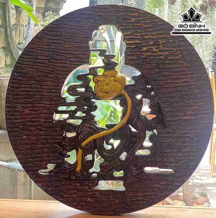 Tranh Phật Decor Gỗ Lim 