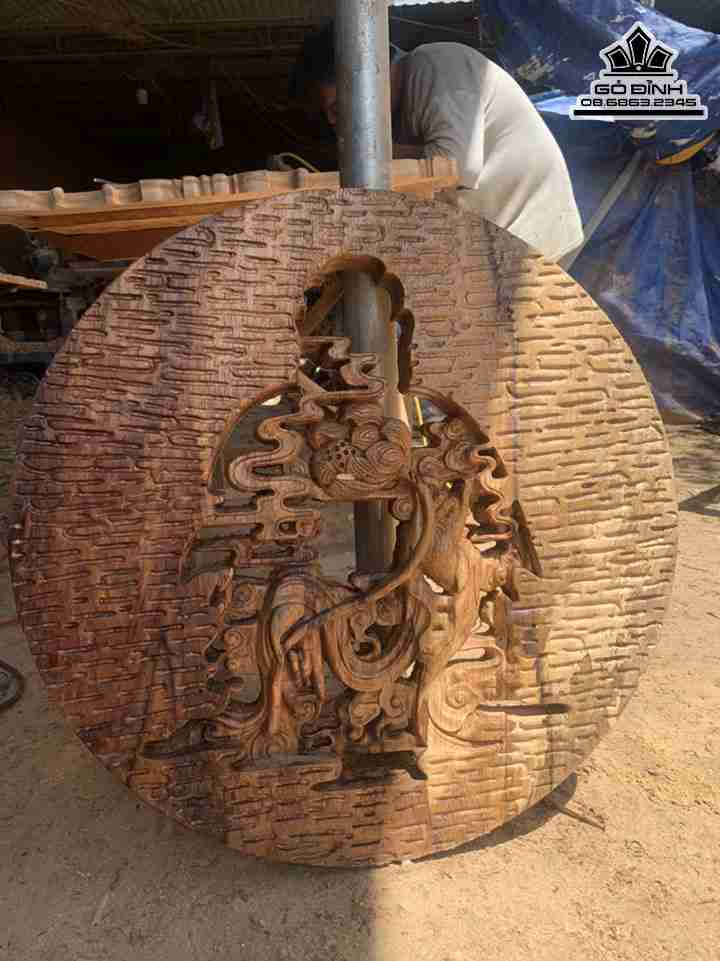 Tranh Phật Decor Gỗ Lim 