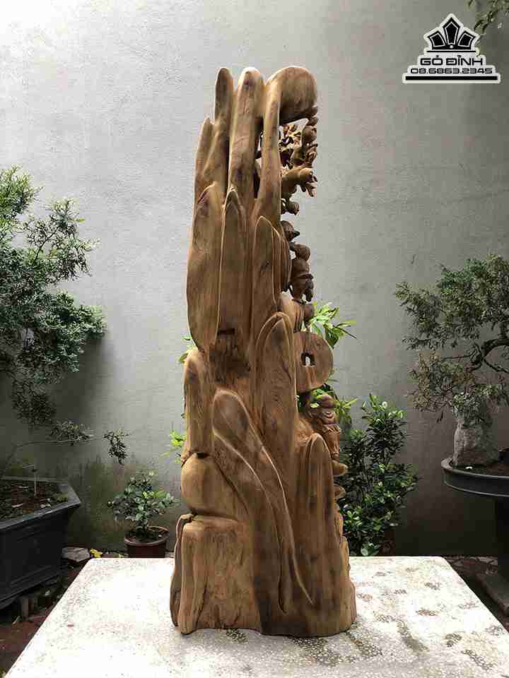 Tuong-Phat-Di-Lac-Ngu-Phuc-Go-Bach-Xanh