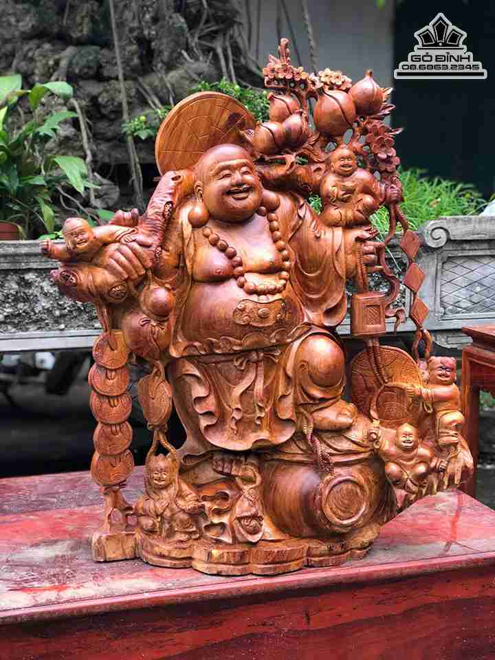 Tuong-Phat-Di-Lac-Vac-Canh-Dao-Ngu-Phuc-Go-Huong