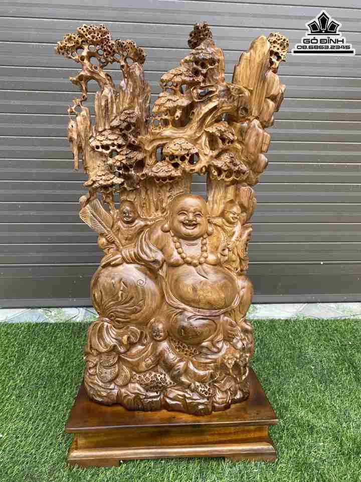 Tuong-Phat-Di-Lac-Tam-Phuc-Go-Bach-Xanh