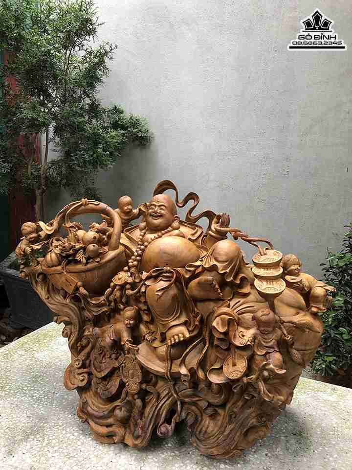 Tuong-Phat-Di-Lac-Ngu-Quy-Go-Bach-Xanh