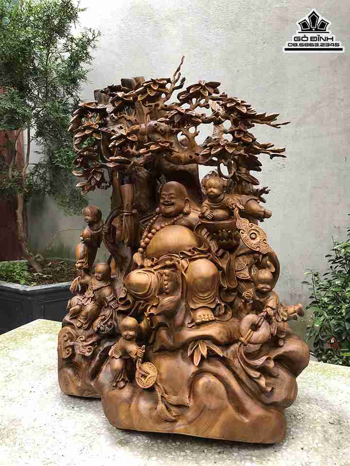 Tuong-Phat-Di-Lac-Ngu-Quy-Go-Bach-Xanh